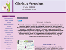Tablet Screenshot of gloriousveronicas.co.uk